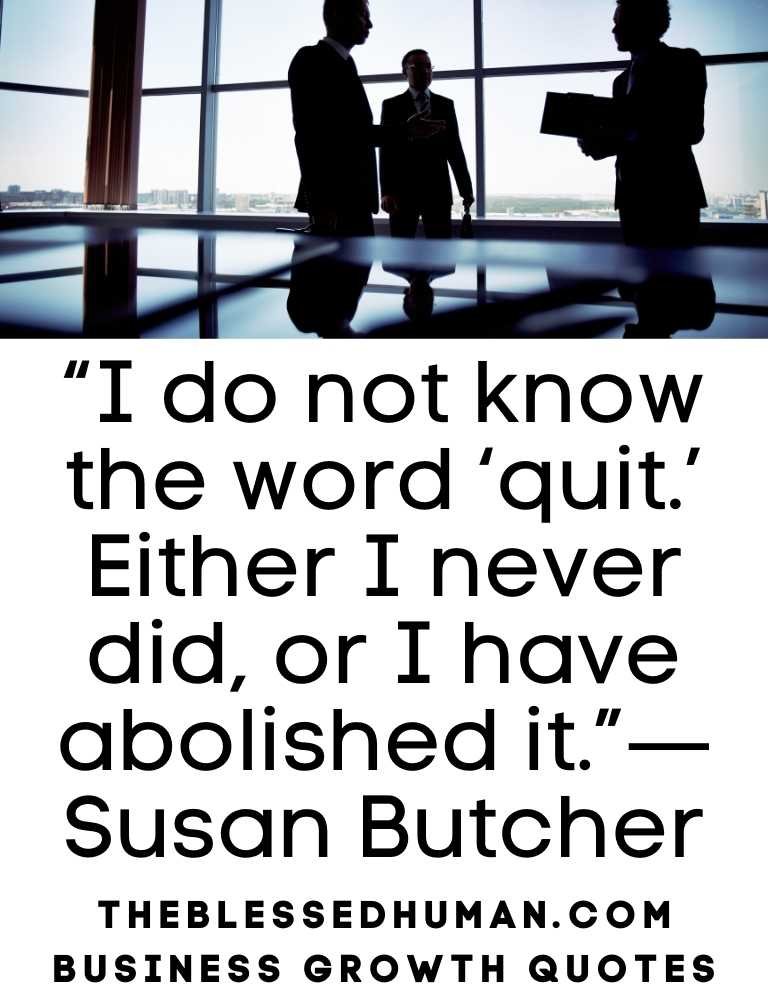 Business Growth Quote.