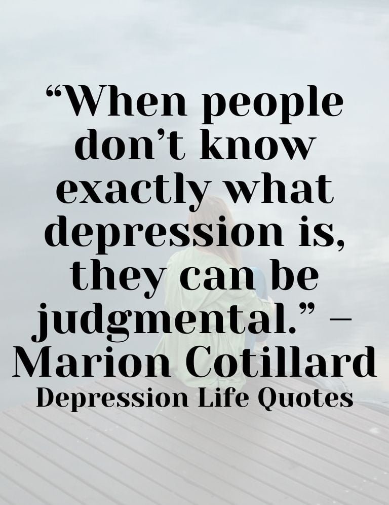 Depression Life Quote