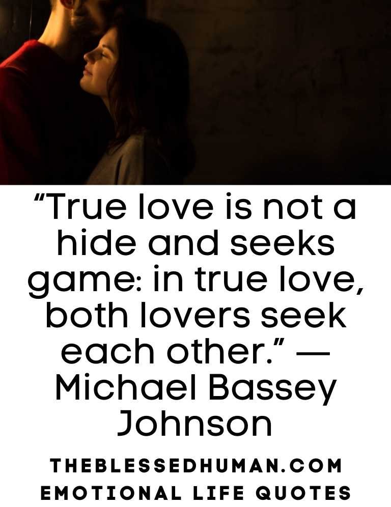 Emotional life Quote on love