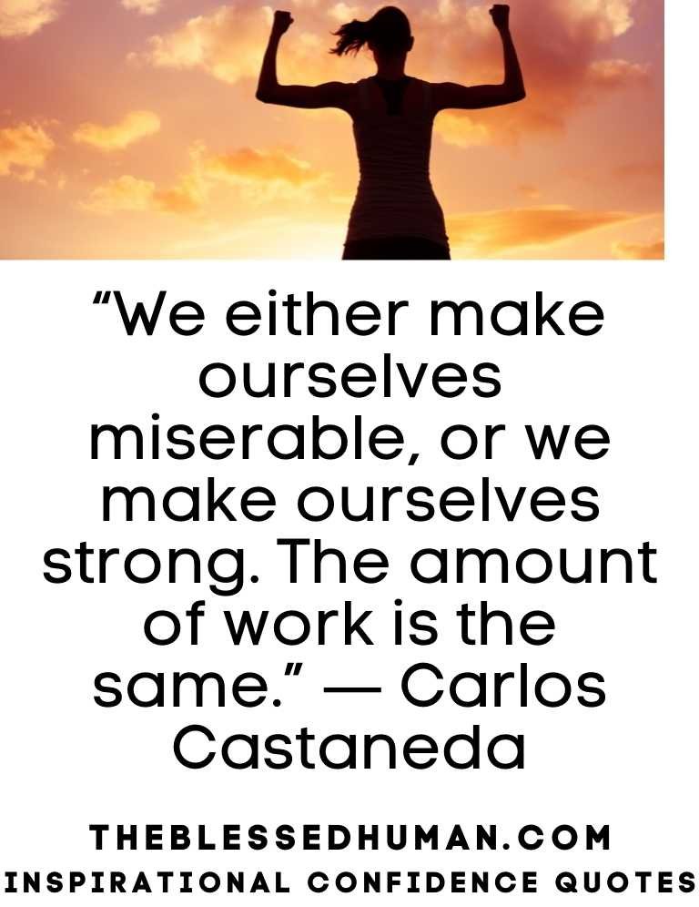 Inspirational Confidence Quote.