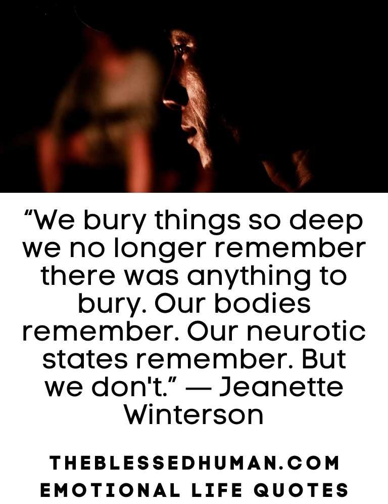 Feeling emotional quote