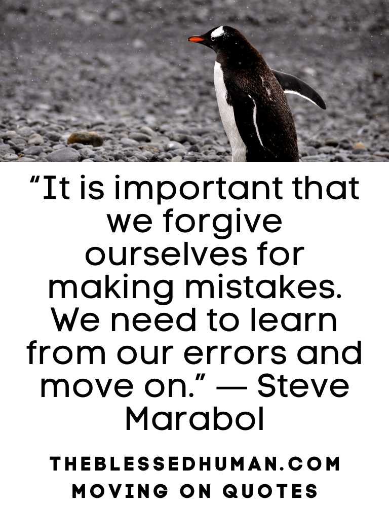 Moving on quote