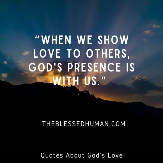 Quote About God's Love 