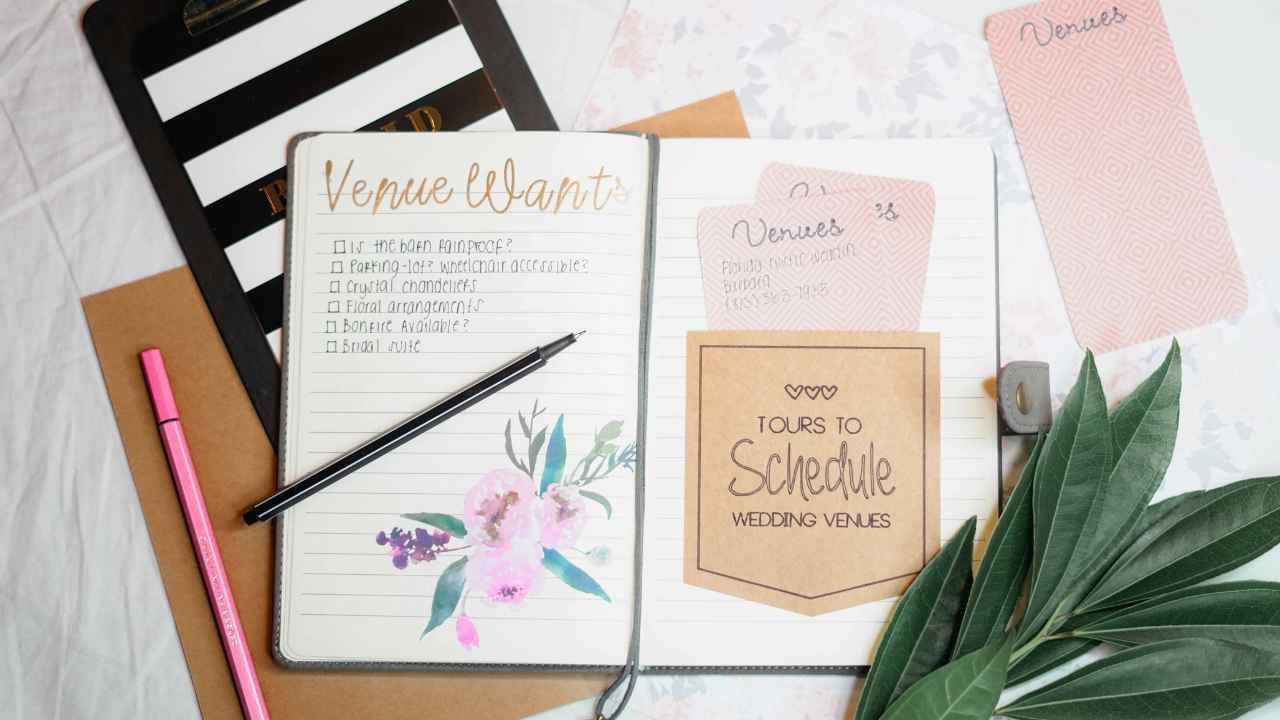 Planners with papers